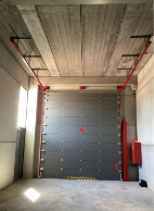 ATEX (ATmosphere EXplosible) sectional door